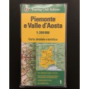 Carta stradale e turistica: Piemonte e Valle d'Aosta